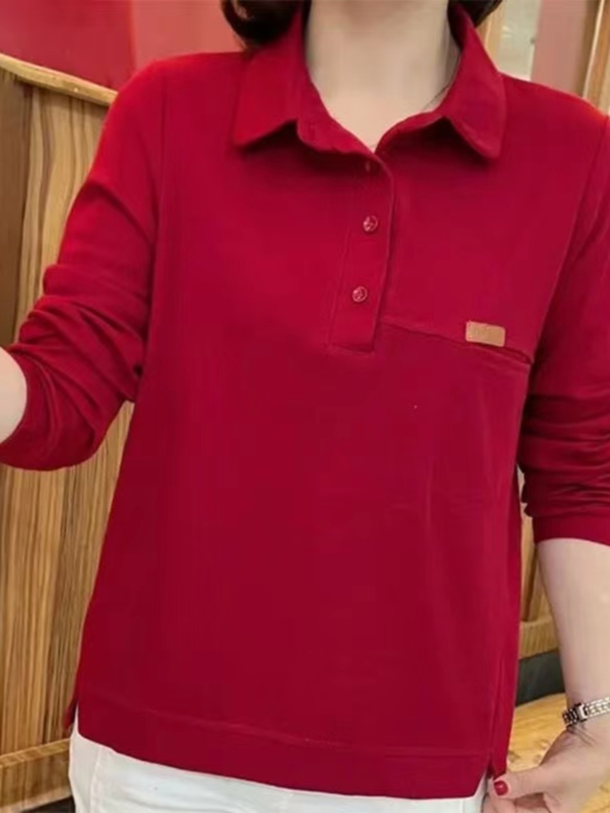New 2023  Collar Sweatshirt Co - Women Fashion Over 40 review and price