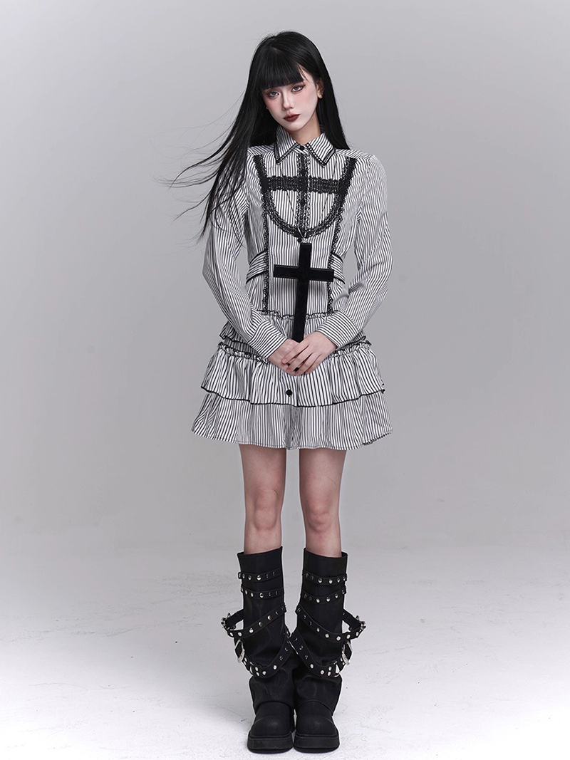 REDDACHiC Striped Shirt Dress  - Belted Shirt Dress review and price