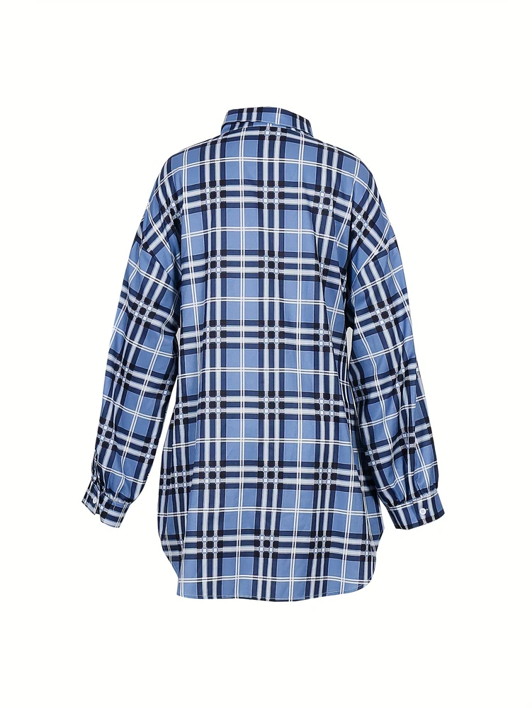 Women Plaid Shirt Dress Elasti - Belted Shirt Dress review and price